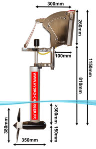 Dimensions de l'Hydro-chargeur de Swi-Tec